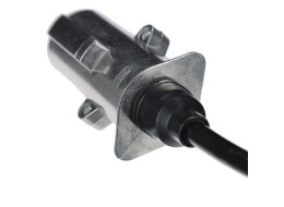 Prepojovací špirálový kábel 7pin typ S TRAILER CABLE 12, kovová zástrčka, 24V, 3,5 m