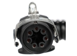 Prepojovací špirálový EBS kábel 7pin TRAILER CABLE 14, 24V, 3,5 m