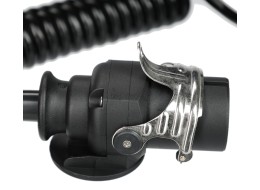 Prepojovací špirálový EBS kábel 7pin TRAILER CABLE 14, 24V, 3,5 m