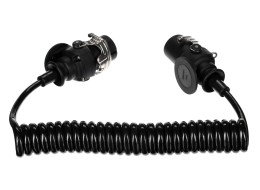 Prepojovací špirálový EBS kábel 7pin TRAILER CABLE 14, 24V, 3,5 m