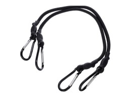Gumové upínacie popruhy/gumicuky CARGO CORD CARABINER 50, 50 cm, 2 ks