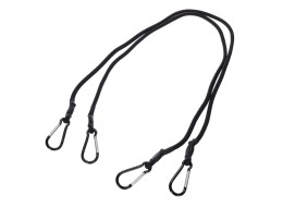 Gumové upínacie popruhy/gumicuky CARGO CORD CARABINER 100, 100 cm, 2 ks