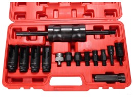 Sada na demontáž vstrekovačov s rázovým klzným kladivom MECHANIC PULLER SET 1, 14 ks