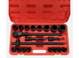 Sada nástrčných hlavíc s račňou MECHANIC WRENCH SET 2, heavy-duty, 21 ks