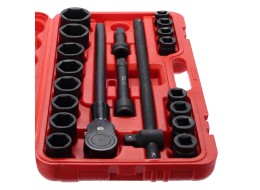 Sada nástrčných hlavíc s račňou MECHANIC WRENCH SET 2, heavy-duty, 21 ks