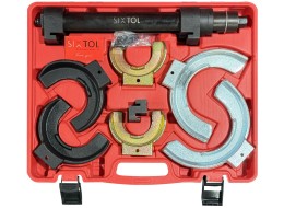 Sada sťahováka pružín tlmičov s vymeniteľnými vidlicami MECHANIC SPRING SET 5