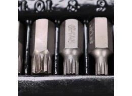Sada Torx bitov v kovovom puzdre MECHANIC TORX SET 1, 40 ks