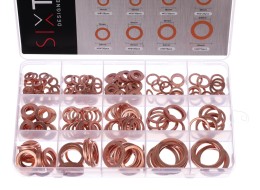Sada medených tesniacich krúžkov MECHANIC RING SET 2, M5–M20, 300 ks