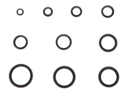 Sada tesniacich krúžkov z NBR a ocele MECHANIC RING SET 3, M6–M24, 180 ks