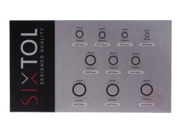 Sada tesniacich krúžkov z NBR a ocele MECHANIC RING SET 3, M6–M24, 180 ks