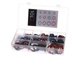 Sada hydraulických tesnení s gumeným límcom MECHANIC RING SET 4, 245 ks