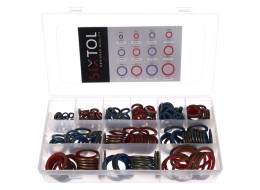Sada hydraulických tesnení s gumeným límcom MECHANIC RING SET 4, 245 ks