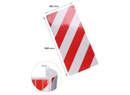 Samolepiaci penový chránič stĺpika do garáže CAR PARK GUARD POLE 1, 18x38x1,5cm, 2 ks