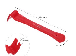 Jednostranná demontážna páka na čalúnenie a interiér MECHANIC TRIM ONE 4