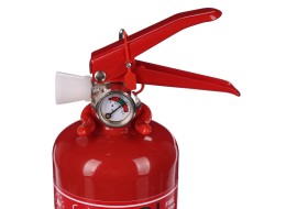 Práškový hasiaci prístroj FIRE STOP 1 kg, ABC, celokovový, vrátane kovového držiaka