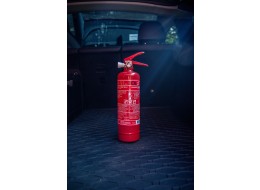 Práškový hasiaci prístroj FIRE STOP 1 kg, ABC, celokovový, vrátane kovového držiaka