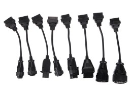 Kompletná sada OBD-II redukcií pre nákladné vozidlá MECHANIC CABLE SET 2, 8 ks