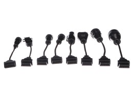 Kompletná sada OBD-II redukcií pre nákladné vozidlá MECHANIC CABLE SET 2, 8 ks