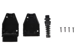 Zástrčka OBD-II s 16 pinmi pre montáž vlastného kábla MECHANIC CABLE 29, čierna