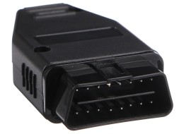 Zástrčka OBD-II s 16 pinmi pre montáž vlastného kábla MECHANIC CABLE 29, čierna
