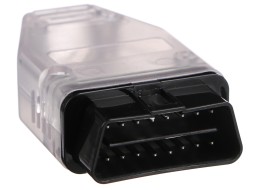 Zástrčka OBD-II s 16 pinmi pre montáž vlastného kábla MECHANIC CABLE 30, transparentná