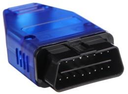 Zástrčka OBD-II s 16 pinmi pre montáž vlastného kábla MECHANIC CABLE 31, modrá