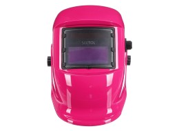 Samostmievacia zváračská kukla WELDING MASK 4, ružová