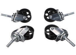 Pojazdné kolieska pre zdvihák prevodovky SX TRANSMISSION JACK 0,5T, 4 ks - náhradná súčiastka