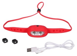 Čelovka s gumeným pásikom HEADLAMP STAR, 120 lm, LED, USB