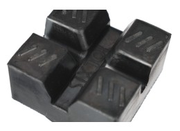 Gumená podložka pre zdvihák automobilov SX JACK SUV 2,5T, 62x62x44 mm