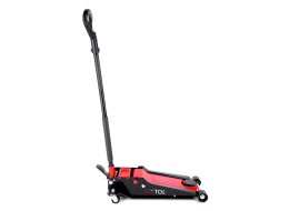 Pojazdný hydraulický zdvihák heavy-duty 4T nízkoprofilový, s pedálom SX JACK PEDAL 4T BLACK