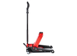 Pojazdný hydraulický zdvihák heavy-duty 4T nízkoprofilový, s pedálom SX JACK PEDAL 4T BLACK