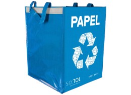 Tašky na triedený odpad SORT EASY 3 BASIC ES, 30x30x40 cm, 3 x 36 l, 3 ks