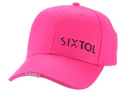 Šiltovka s LED svetlom B-CAP 25 lm, nabíjateľná, USB, univerzálna veľkosť, ružová