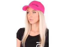 Šiltovka s LED svetlom B-CAP 25 lm, nabíjateľná, USB, univerzálna veľkosť, ružová
