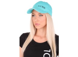 Šiltovka s LED svetlom B-CAP 25 lm, nabíjateľná, USB, univerzálna veľkosť, tyrkysová