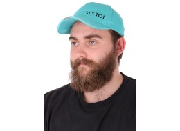 Šiltovka s LED svetlom B-CAP 25 lm, nabíjateľná, USB, univerzálna veľkosť, tyrkysová