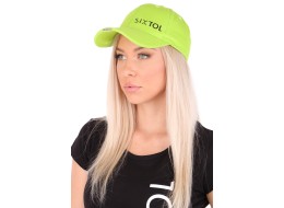 Kšiltovka s LED svetlom B-CAP 25 lm, nabíjateľná, USB, uni veľkosť, fluorescenčná zelená
