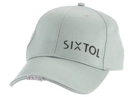 Šiltovka s LED svetlom B-CAP 25 lm, nabíjateľná, USB, univerzálna veľkosť, zelená
