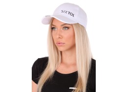 Šiltovka s LED svetlom B-CAP 25lm, dobíjacia, USB, univerzálna veľkosť, biela