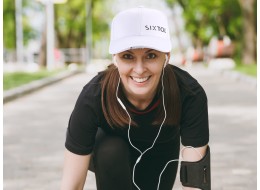 Šiltovka s LED svetlom B-CAP 25lm, dobíjacia, USB, univerzálna veľkosť, biela