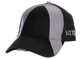 Reflexná kšiltovka s LED svetlom B-CAP SAFETY 25 lm, nabíjateľná, USB, uni veľkosť, čierna
