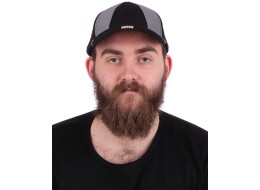 Reflexná kšiltovka s LED svetlom B-CAP SAFETY 25 lm, nabíjateľná, USB, uni veľkosť, čierna