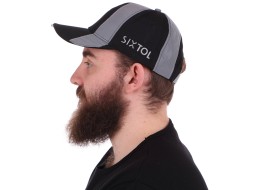 Reflexná kšiltovka s LED svetlom B-CAP SAFETY 25 lm, nabíjateľná, USB, uni veľkosť, čierna