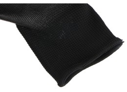 Pracovné rukavice z polyesteru polomáčané v PU GLOVE PE-PU 10, čierne, veľ. 10\