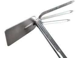 Záhradná motyčka s kypričom, dĺžka 290 mm, ergonomická rukoväť