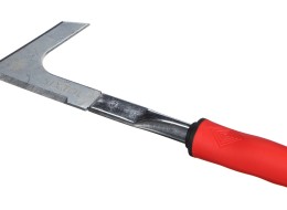 Záhradný nôž na burinu tvaru L, dĺžka 315 mm, ergonomická rukoväť