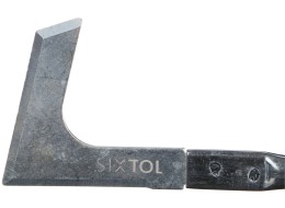 Záhradný nôž na burinu tvaru L, dĺžka 315 mm, ergonomická rukoväť