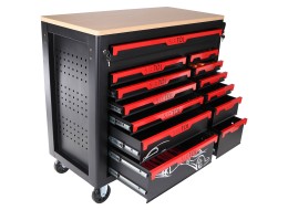 Dielenský vozík s náradím MECHANIC TROLLEY TITAN 1559, 13 zásuviek, 1559 ks náradia