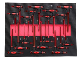 Dielenský vozík s náradím MECHANIC TROLLEY TITAN 1559, 13 zásuviek, 1559 ks náradia